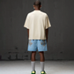 Beige Boxy Fit tee