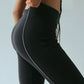 Black Piped Flare Pant