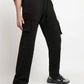 Black Utility Cargo Pants