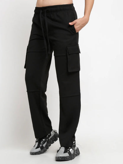 Black Utility Cargo Pants