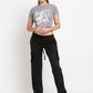 Black Utility Cargo Pants