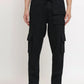 Black Multi-Pocket Cargo Pants