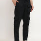Black Multi-Pocket Cargo Pants