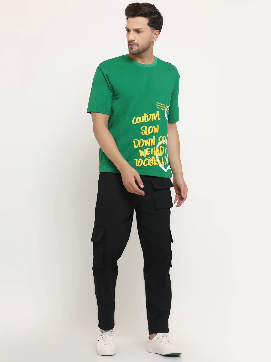 Black Multi-Pocket Cargo Pants