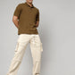 Beige Utility Cargo Pants
