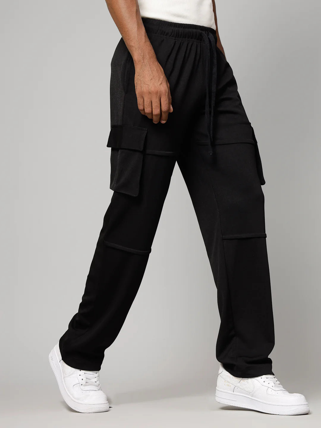 Black Utility Cargo Pants