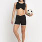 Black Active Running Shorts