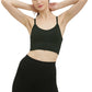 Black Seamless Padded Sports Bra