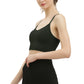 Black Seamless Padded Sports Bra