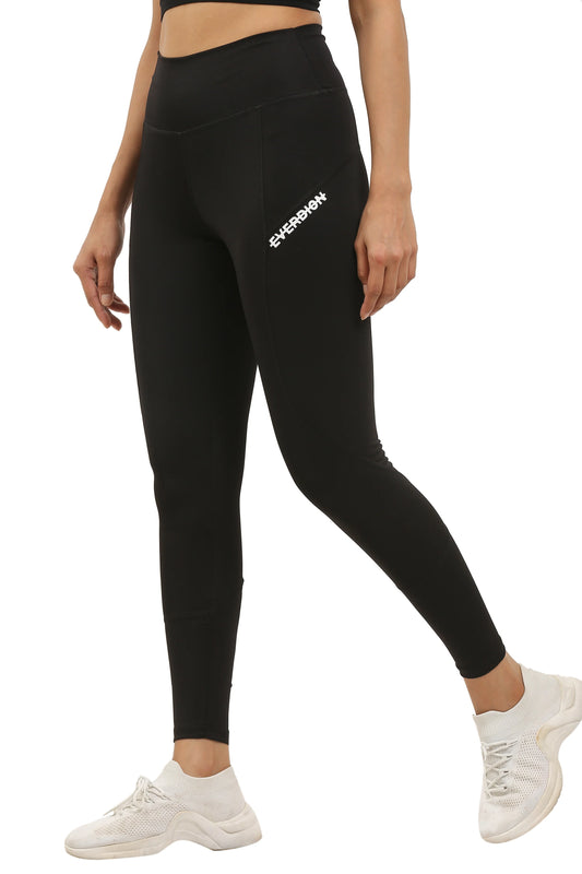Black High-Rise Gym Tights